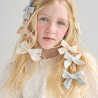 Knot Hairbands  Cream Bloom Bow Set