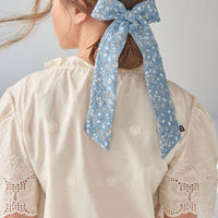 Knot Hairbands  Blue Chantilly Bow