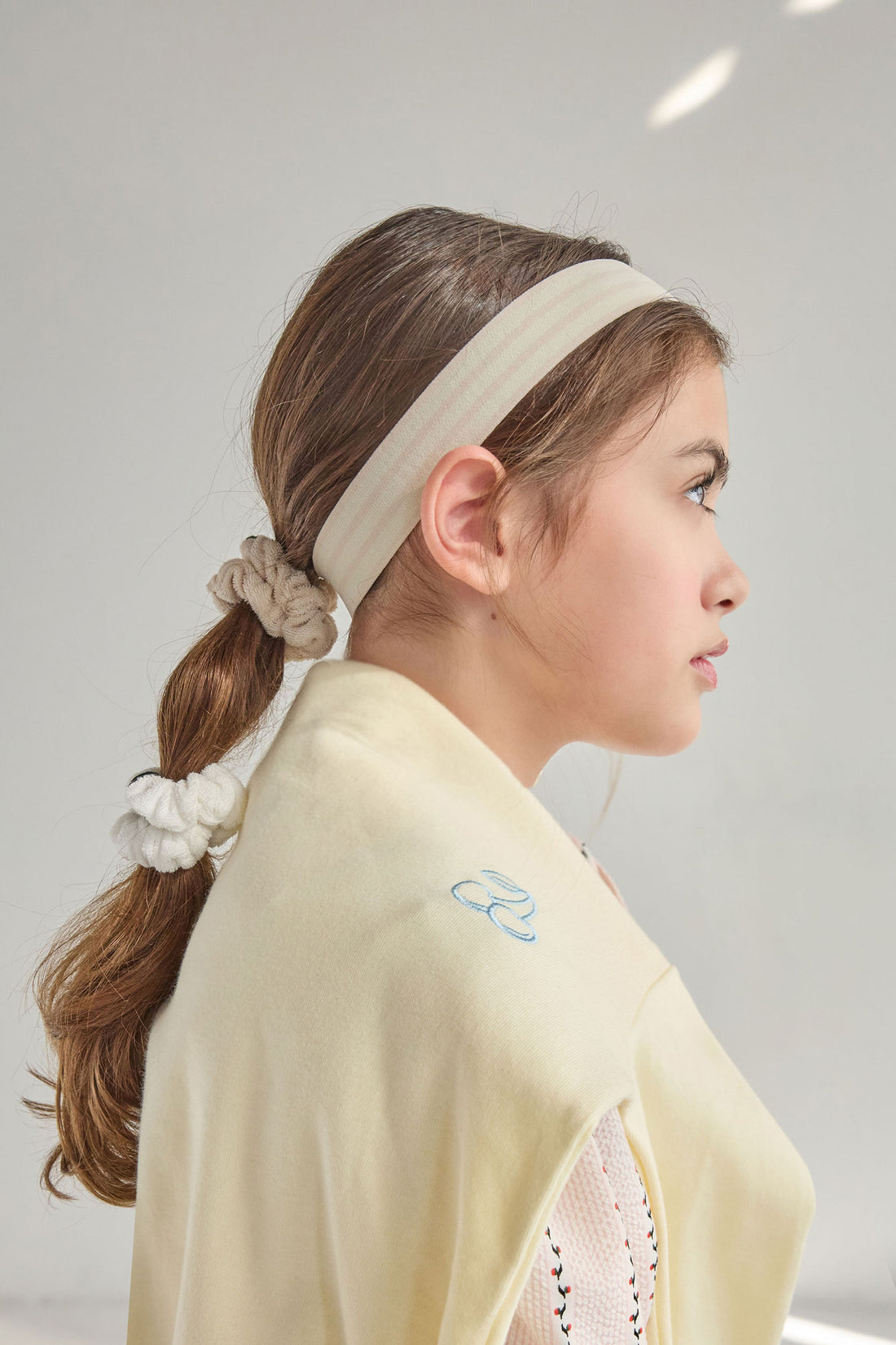 Knot Hairbands  Taupe Stripe Seaside Playband