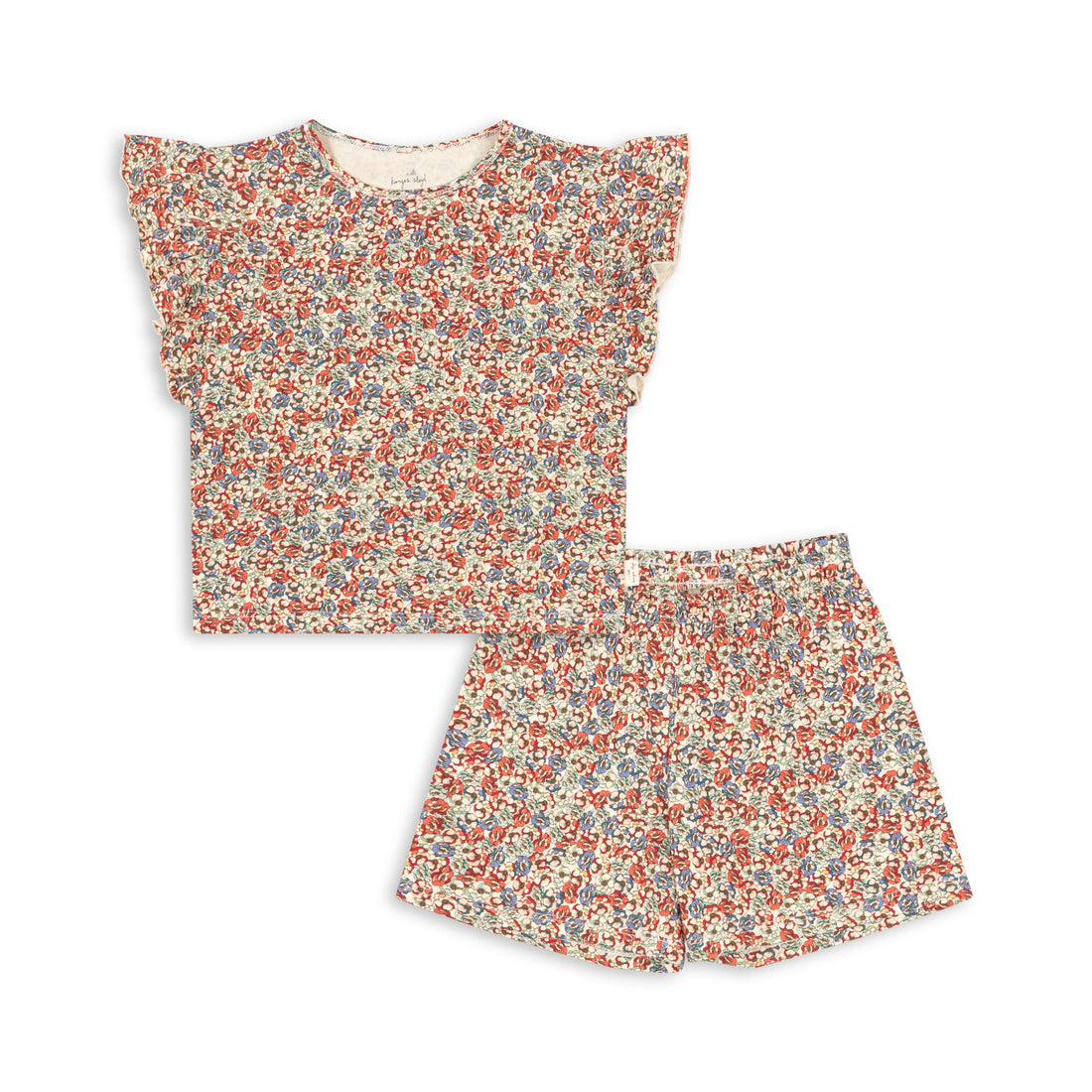 Konges Slojd Rosier Rouge 2 Pack Lin Frill Set