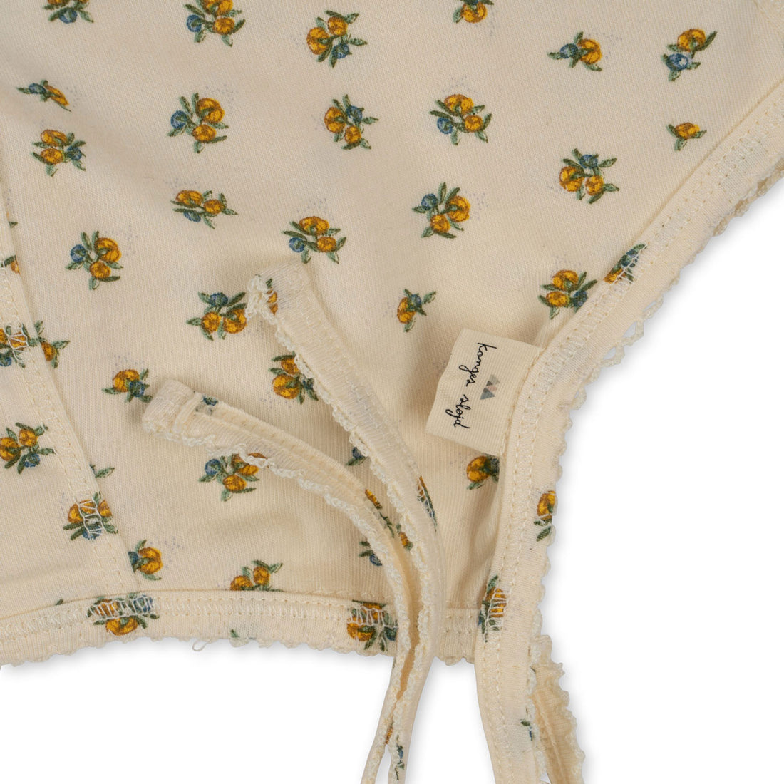 Konges Slojd Peonia Limone Basic Baby Helmet