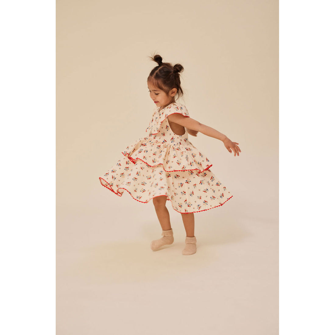 Konges Slojd Fifi Fleur Bella Frill Dress