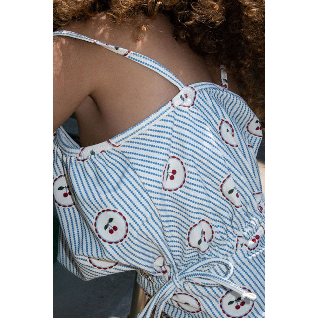 Konges Slojd Cherry Stripe Cale Swimsuit