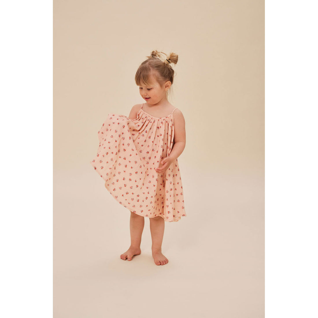 Konges Slojd Peonia Pink Coco Strap Dress