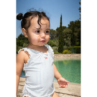 Konges Slojd Blue Stripe Collette Swimsuit