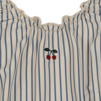Konges Slojd Blue Stripe Collette Swimsuit