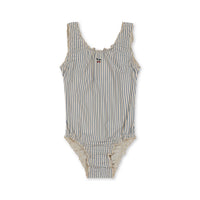 Konges Slojd Blue Stripe Collette Swimsuit