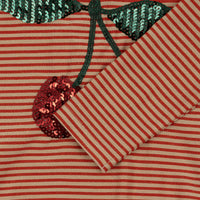 Konges Slojd Glitter Stripe Jade Ls Swimsuit