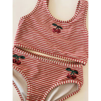 Konges Slojd Glitter Stripe Jade Swim Bikini