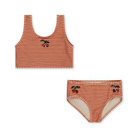 Konges Slojd Glitter Stripe Jade Swim Bikini