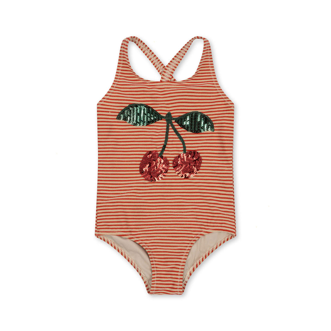 Konges Slojd Glitter Stripe Jade Swimsuit