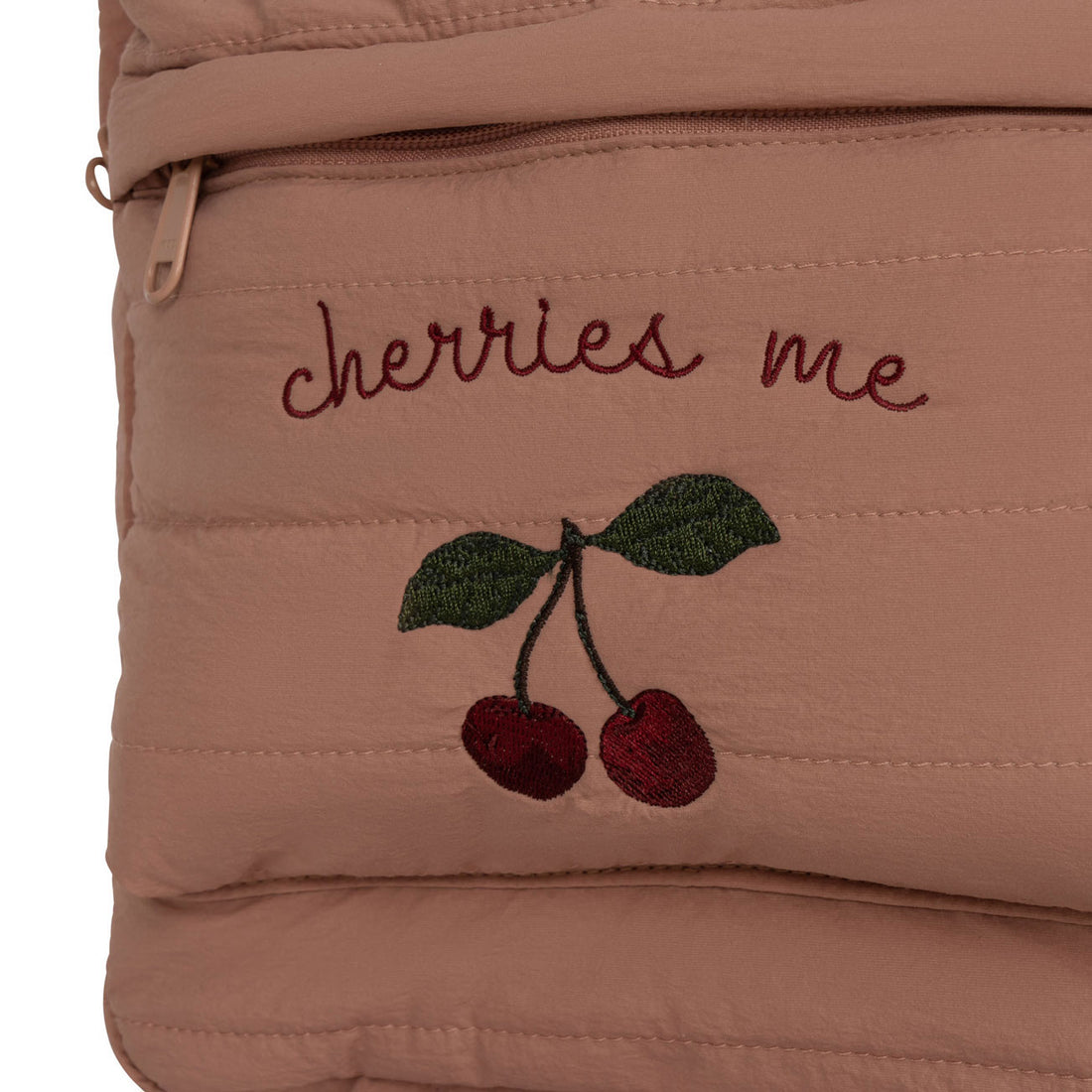 Konges Slojd Cameo Brown Juno Quilted Backpack Midi
