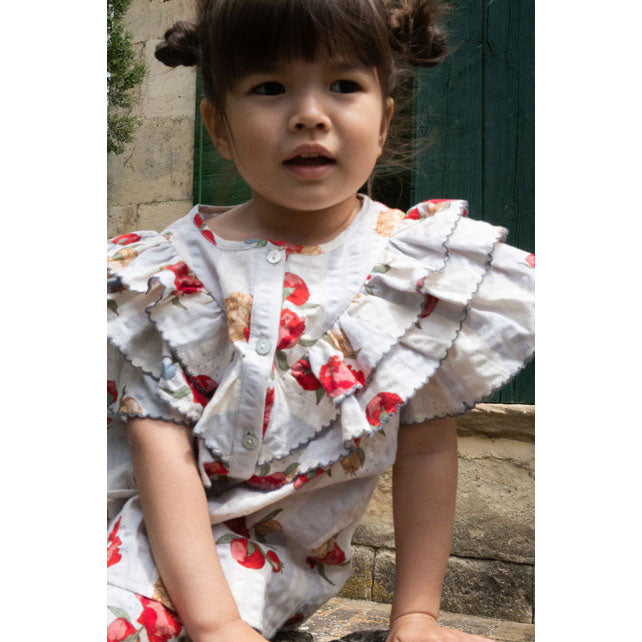 Konges Slojd Peony Stripe Kim Frill Shirt