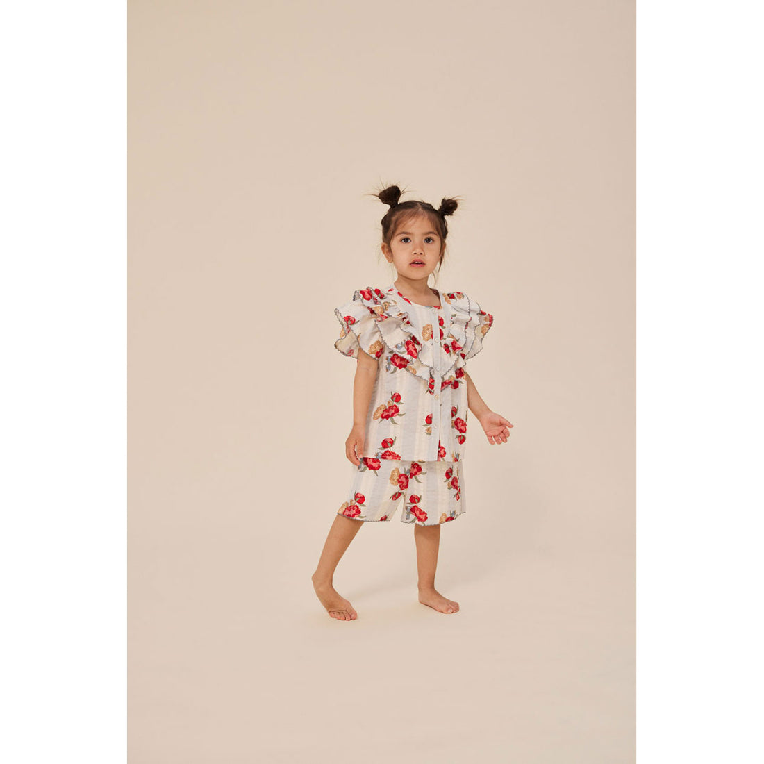 Konges Slojd Peony Stripe Kim Frill Shirt