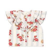 Konges Slojd Peony Stripe Kim Frill Shirt