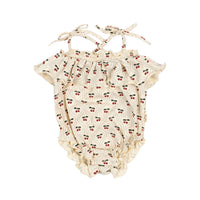 Konges Slojd Cherry Motif Lin Romper