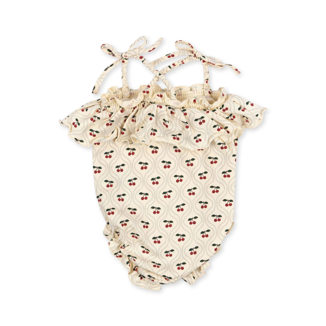 Konges Slojd Cherry Motif Lin Romper
