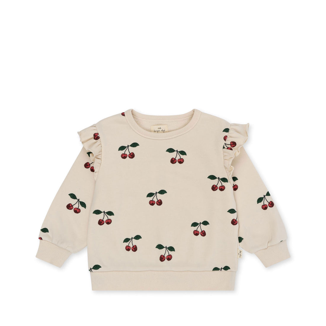 Konges Slojd Ma Grande Cerise Lou Frill Sweatshirt
