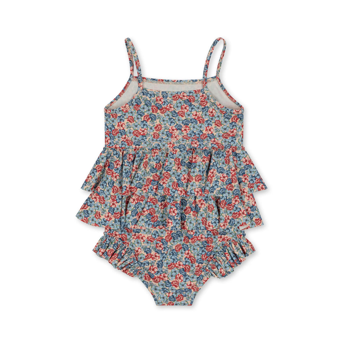 Konges Slojd Rosie Blue Manuca Frill Swimsuit