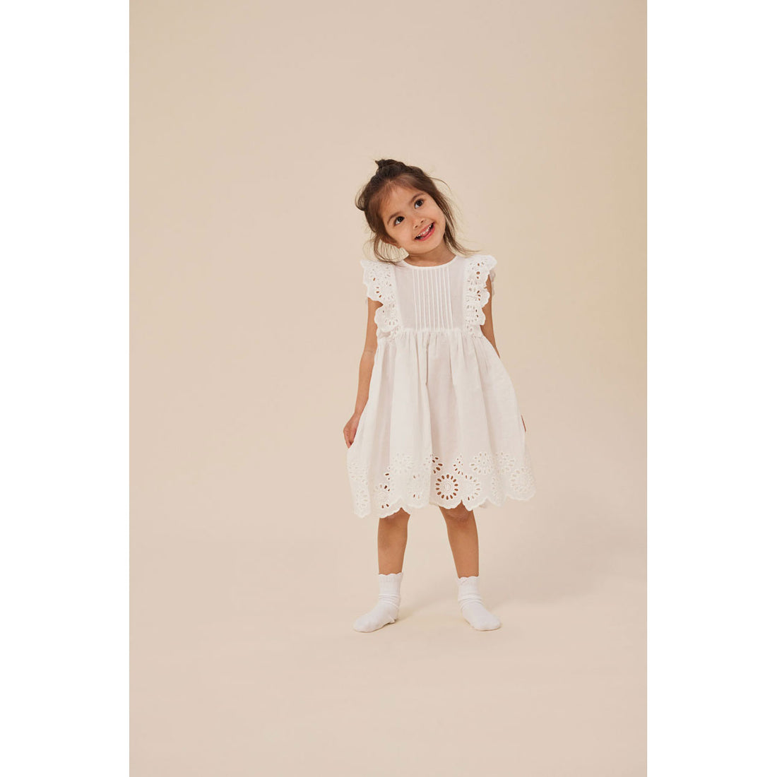 Konges Slojd Optic White Posey Dress