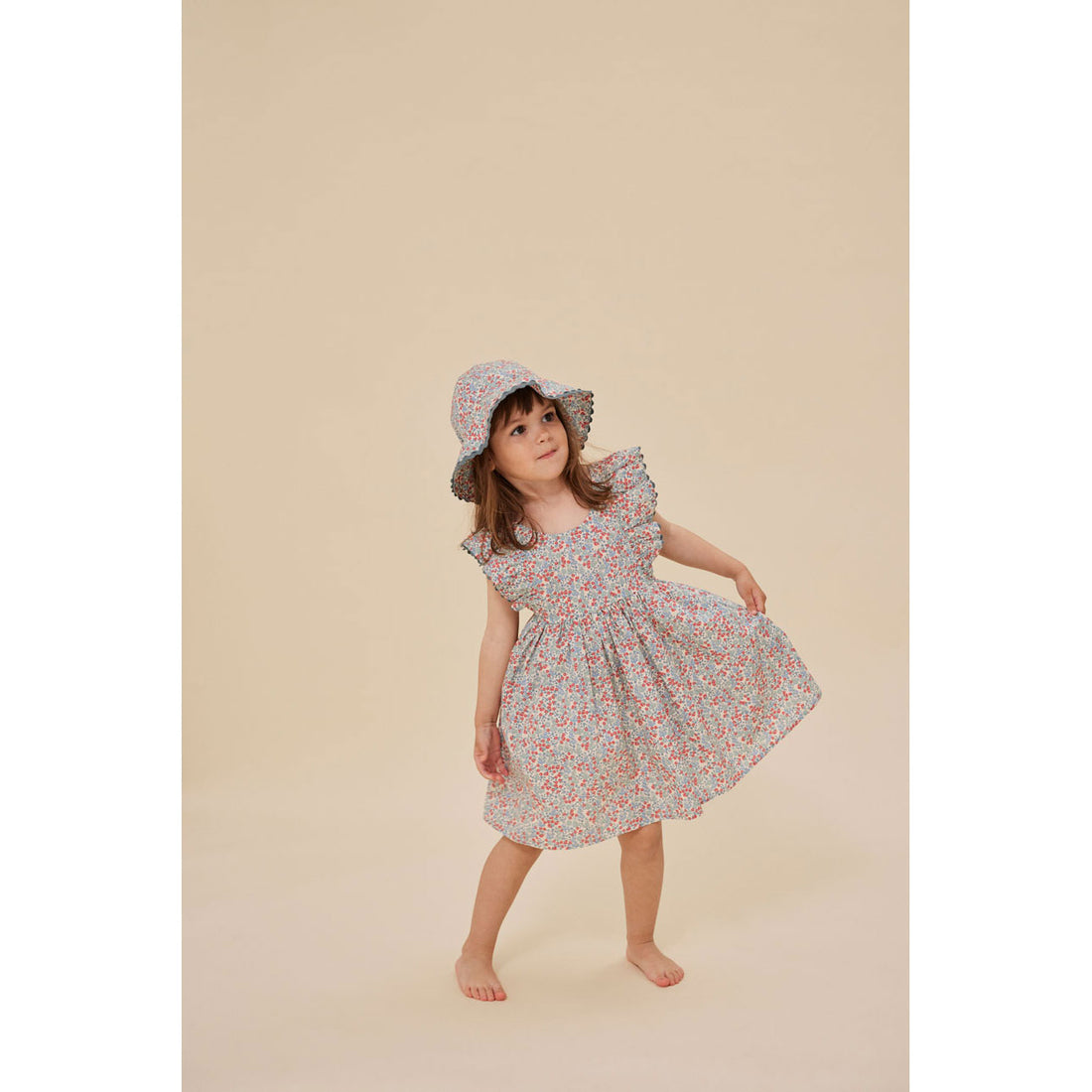 Konges Slojd Bibi Blue Verbena Dress