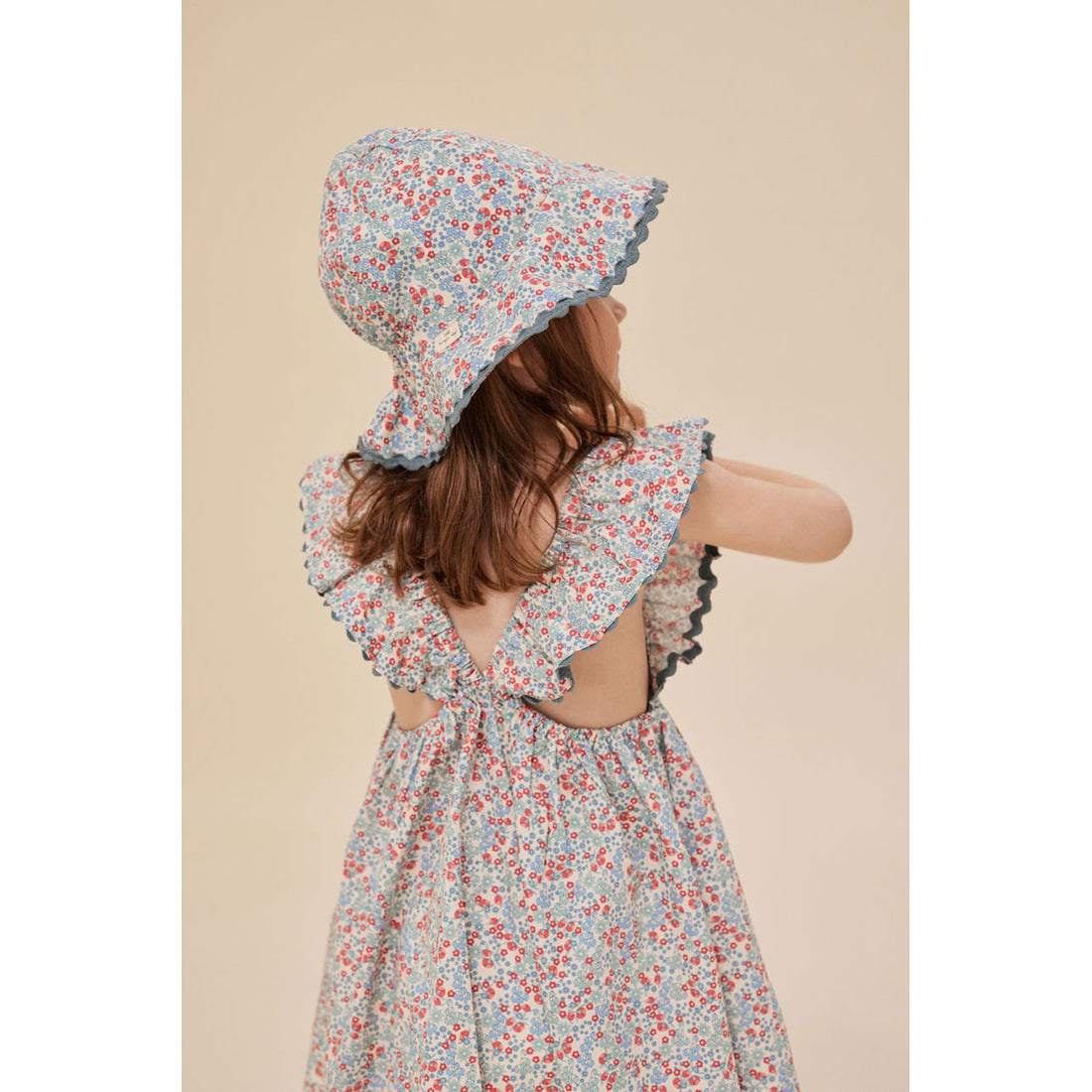 Konges Slojd Bibi Blue Verbena Dress