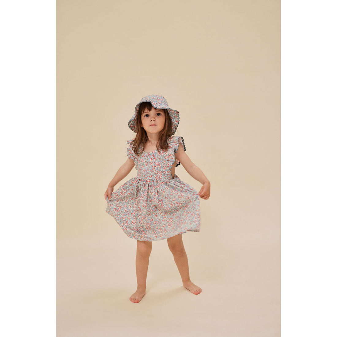 Konges Slojd Bibi Blue Verbena Dress