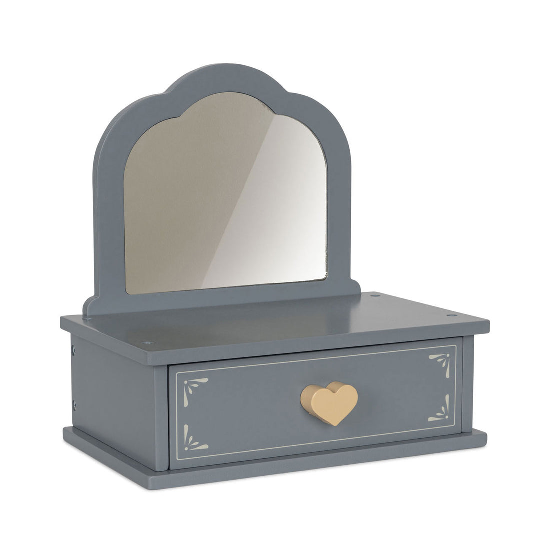 Konges Slojd Sleet Wooden Makeup Mirror With Drawer