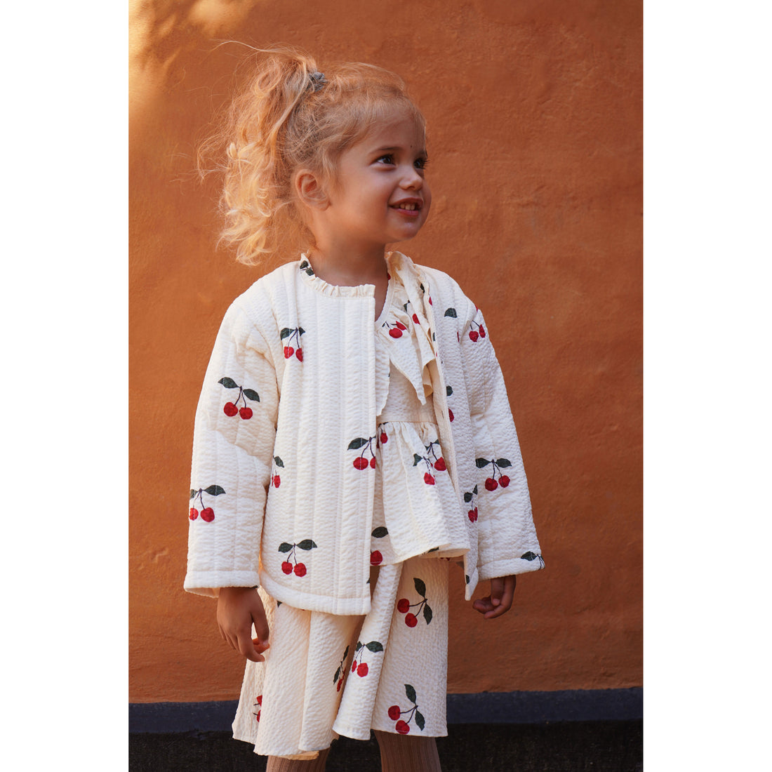 Konges Slojd Mon Grand Cherry Lunella Quilted Jacket