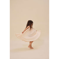 Konges Slojd Peach Dust Olive Strap Dress