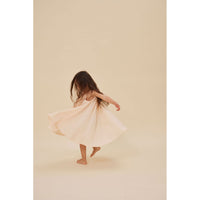 Konges Slojd Peach Dust Olive Strap Dress