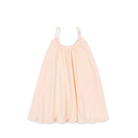 Konges Slojd Peach Dust Olive Strap Dress