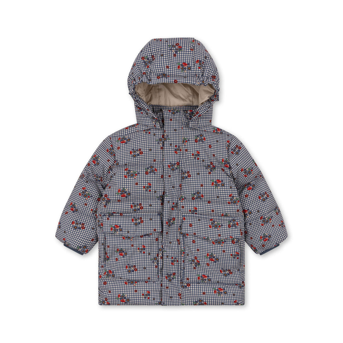 Konges Slojd Blossom Check Nutti Down Jacket