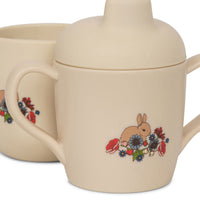 Konges Slojd Bunny Tokki Silicone Sippy Cup and Cup Set