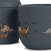 Konges Slojd Dino Silicone Sippy Cup and Cup Set