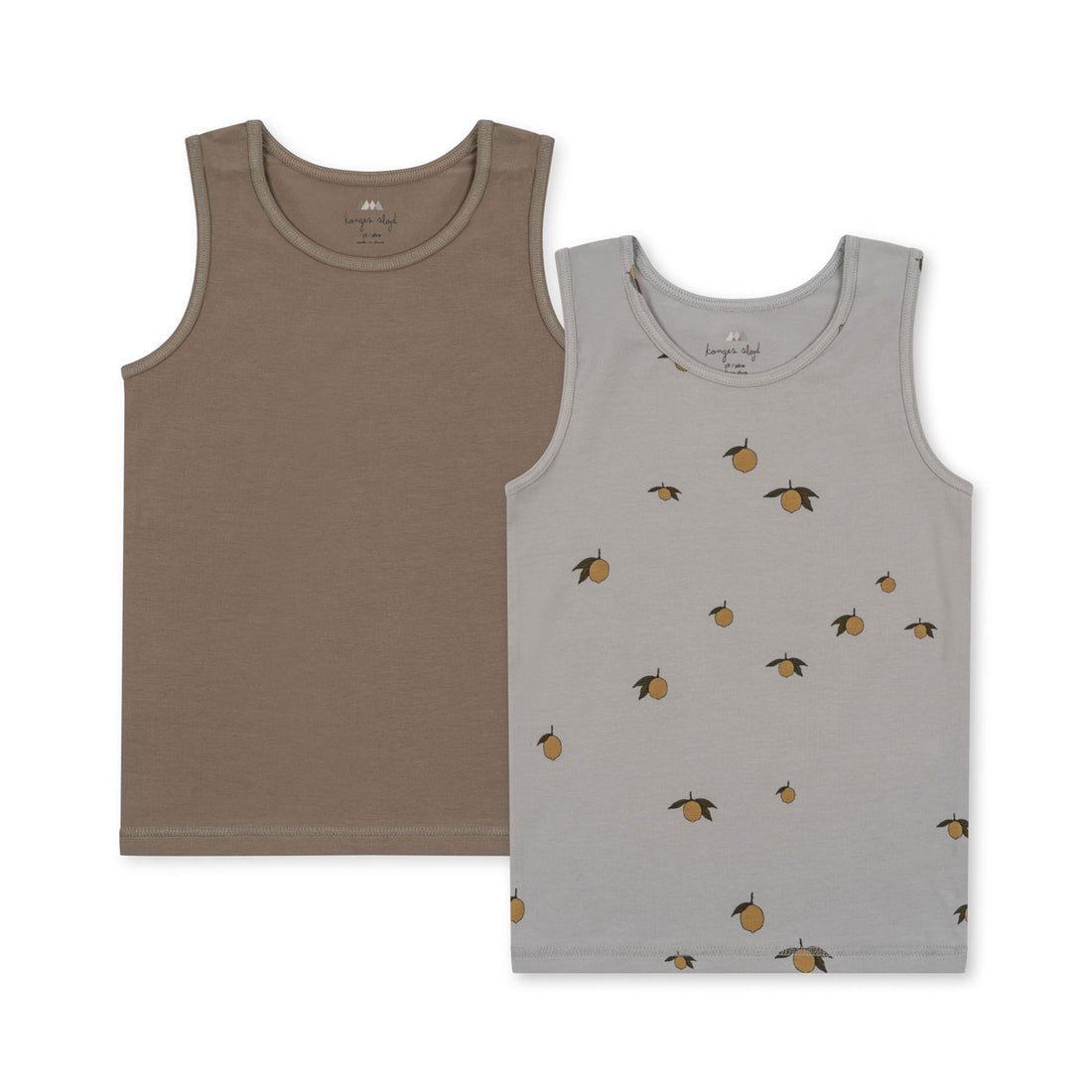 Konges Slojd Lemon Harbor/Brindle Basic 2 Pack Tanktop