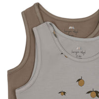 Konges Slojd Lemon Harbor/Brindle Basic 2 Pack Tanktop