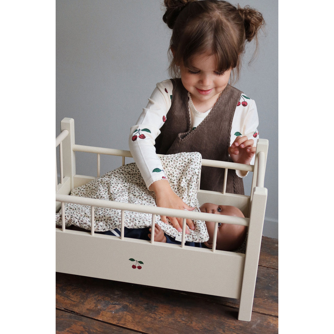 Konges Slojd Ecru Doll Bed Wood