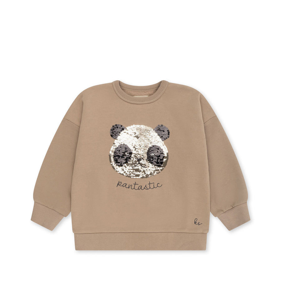 Konges Slojd Oxford Tan Lou Sequin Sweatshirt