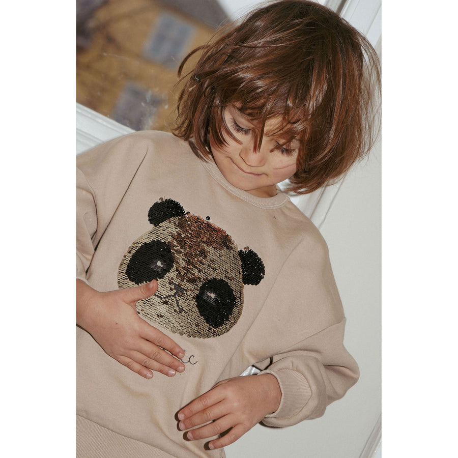 Konges Slojd Oxford Tan Lou Sequin Sweatshirt
