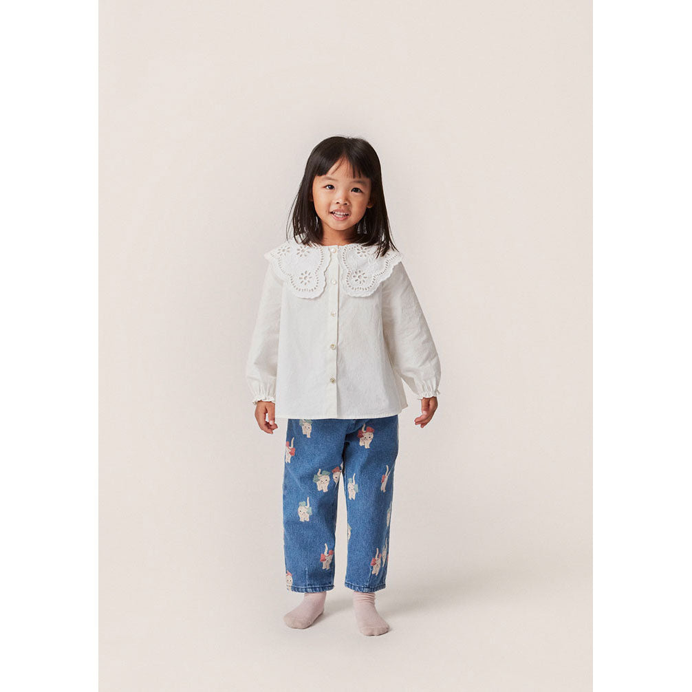 Konges Slojd Optic White Rilo Collar Shirt