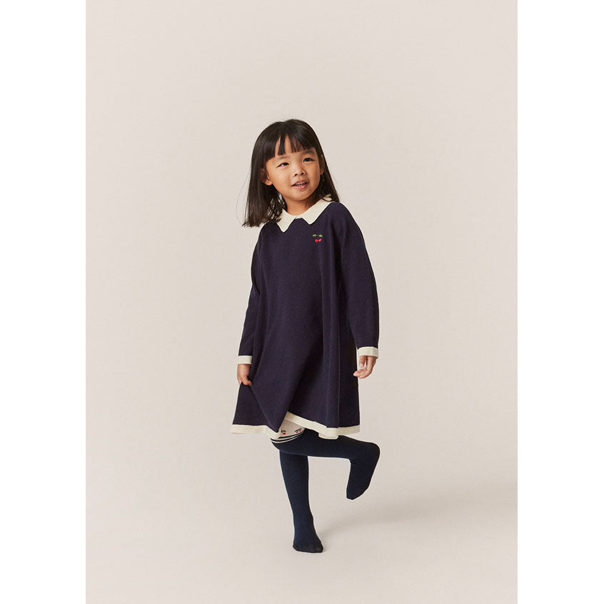 Konges Slojd Navy Venton Knit Dress