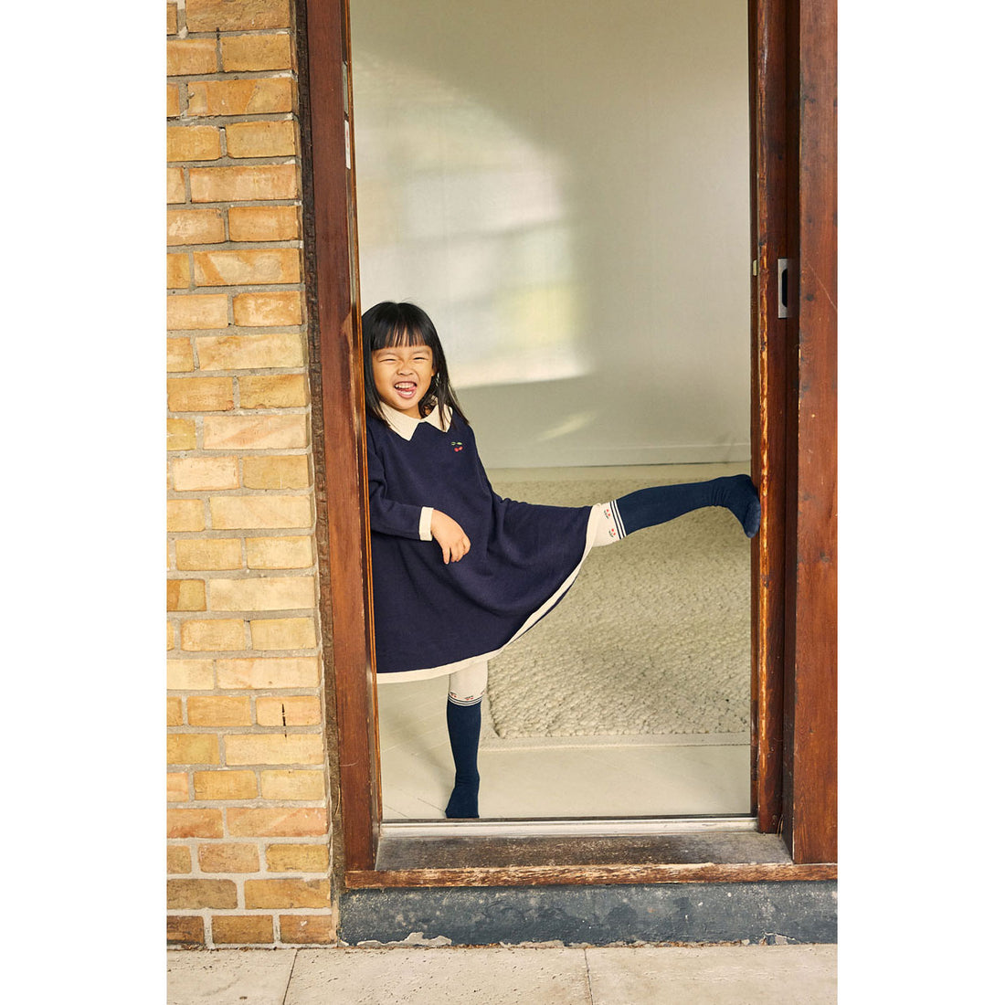 Konges Slojd Navy Venton Knit Dress
