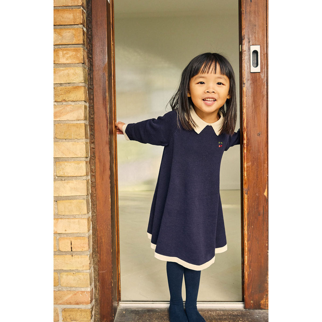 Konges Slojd Navy Venton Knit Dress