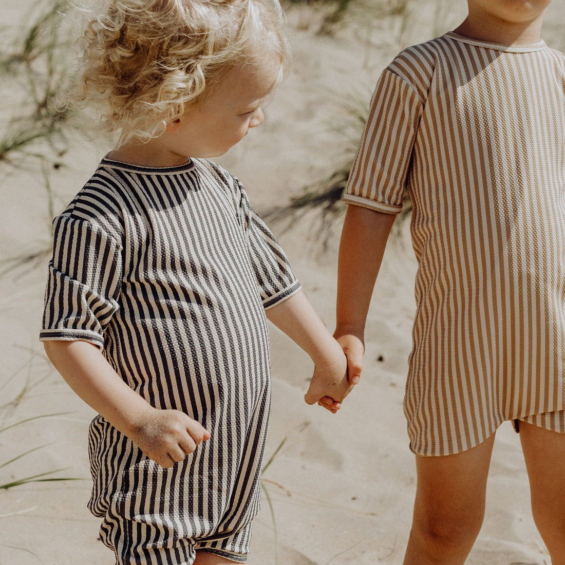 Kidwild Deep Blue Stripe Rash Suit