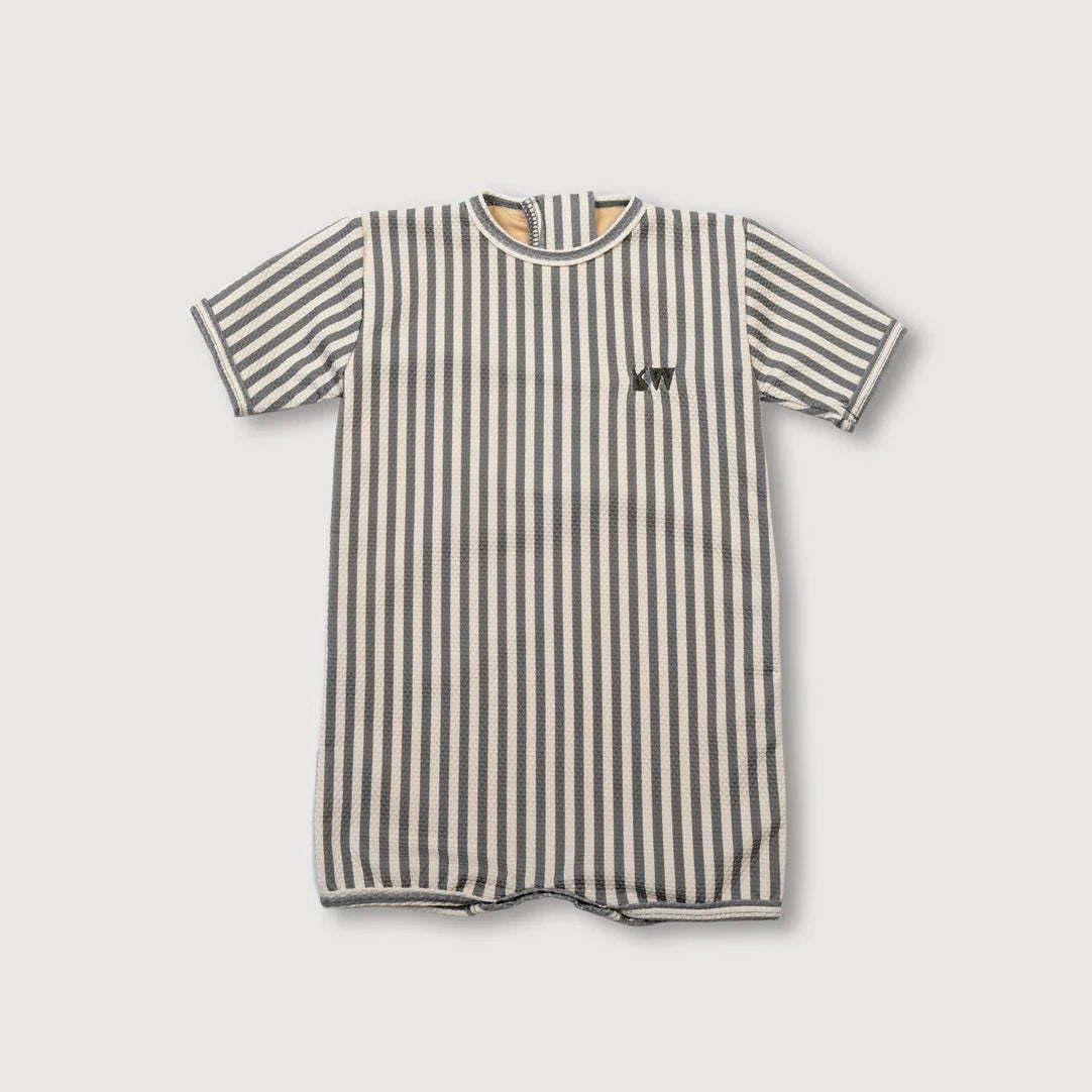 Kidwild Deep Blue Stripe Rash Suit
