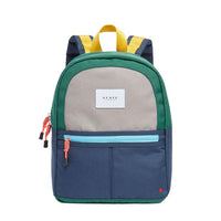 State Bags Green/Navy Mini Travel Backpack