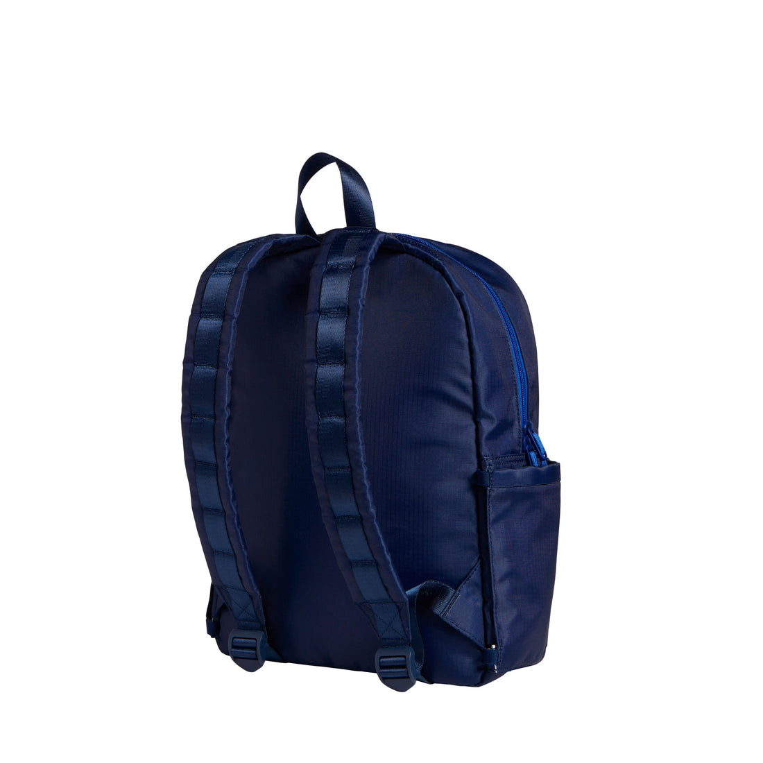 State Bags Diagonal Zip Navy Ripstop Backpack