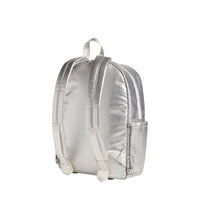 State Bags Fuzzy Hearts Metallic Backpack