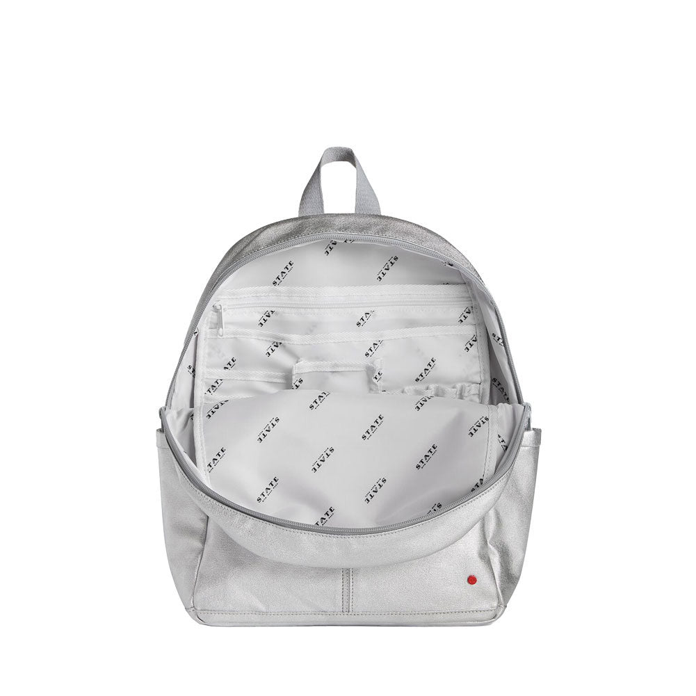 State Bags Silver Backpack